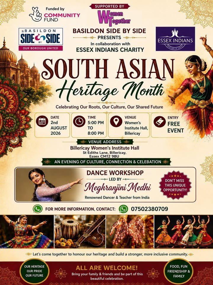South Asian Heritage Month Event Poster 2026